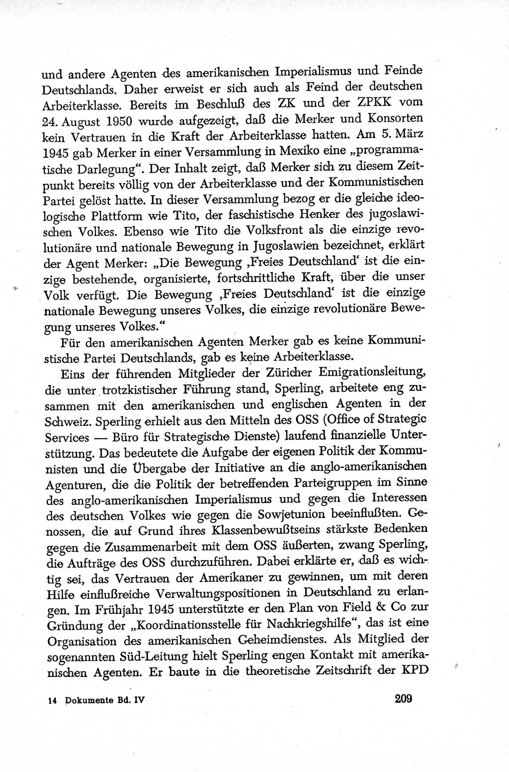 Dokumente der Sozialistischen Einheitspartei Deutschlands (SED) [Deutsche Demokratische Republik (DDR)] 1952-1953, Seite 209 (Dok. SED DDR 1952-1953, S. 209)
