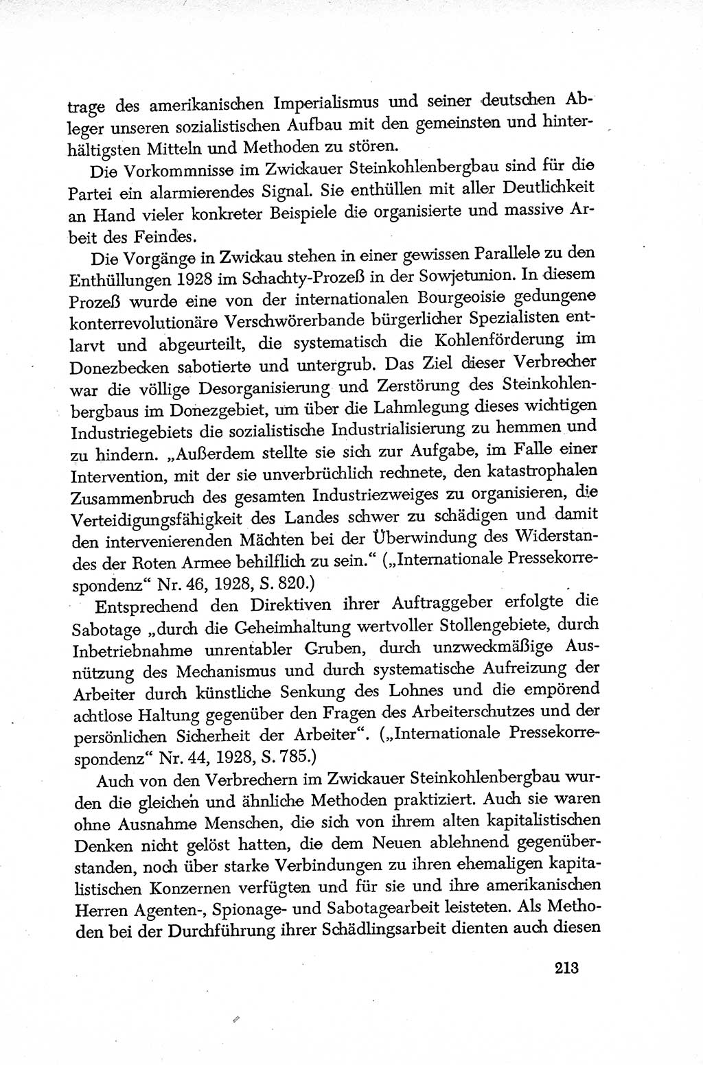 Dokumente der Sozialistischen Einheitspartei Deutschlands (SED) [Deutsche Demokratische Republik (DDR)] 1952-1953, Seite 213 (Dok. SED DDR 1952-1953, S. 213)