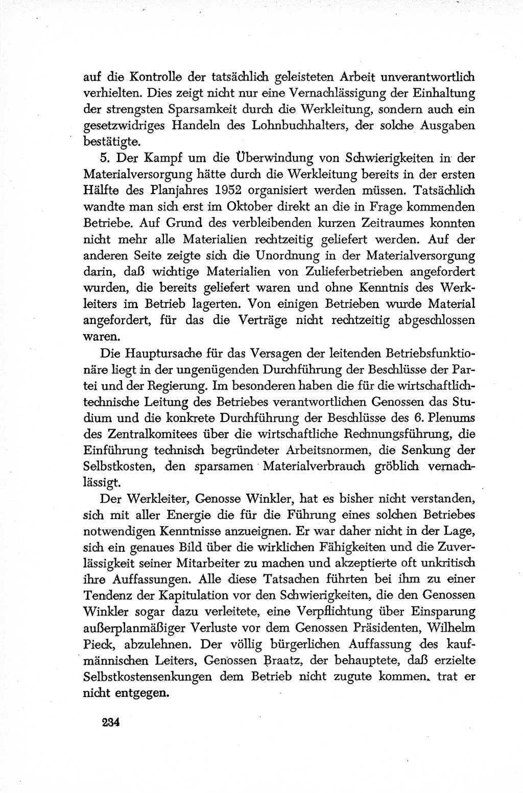 Dokumente der Sozialistischen Einheitspartei Deutschlands (SED) [Deutsche Demokratische Republik (DDR)] 1952-1953, Seite 234 (Dok. SED DDR 1952-1953, S. 234)
