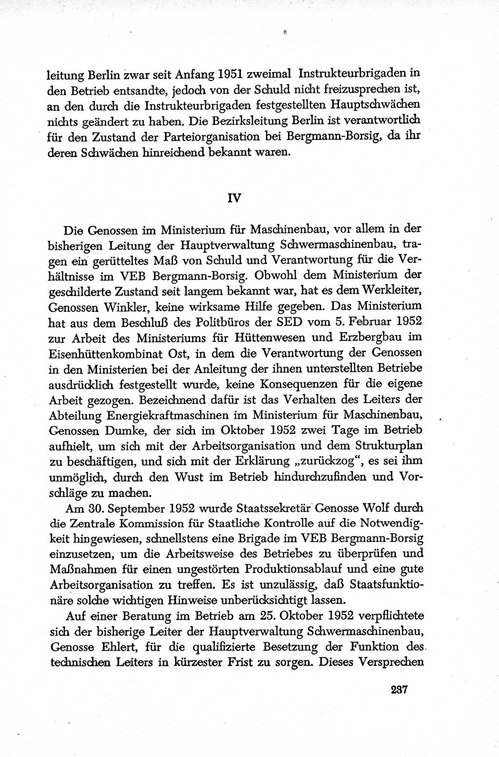 Dokumente der Sozialistischen Einheitspartei Deutschlands (SED) [Deutsche Demokratische Republik (DDR)] 1952-1953, Seite 237 (Dok. SED DDR 1952-1953, S. 237)