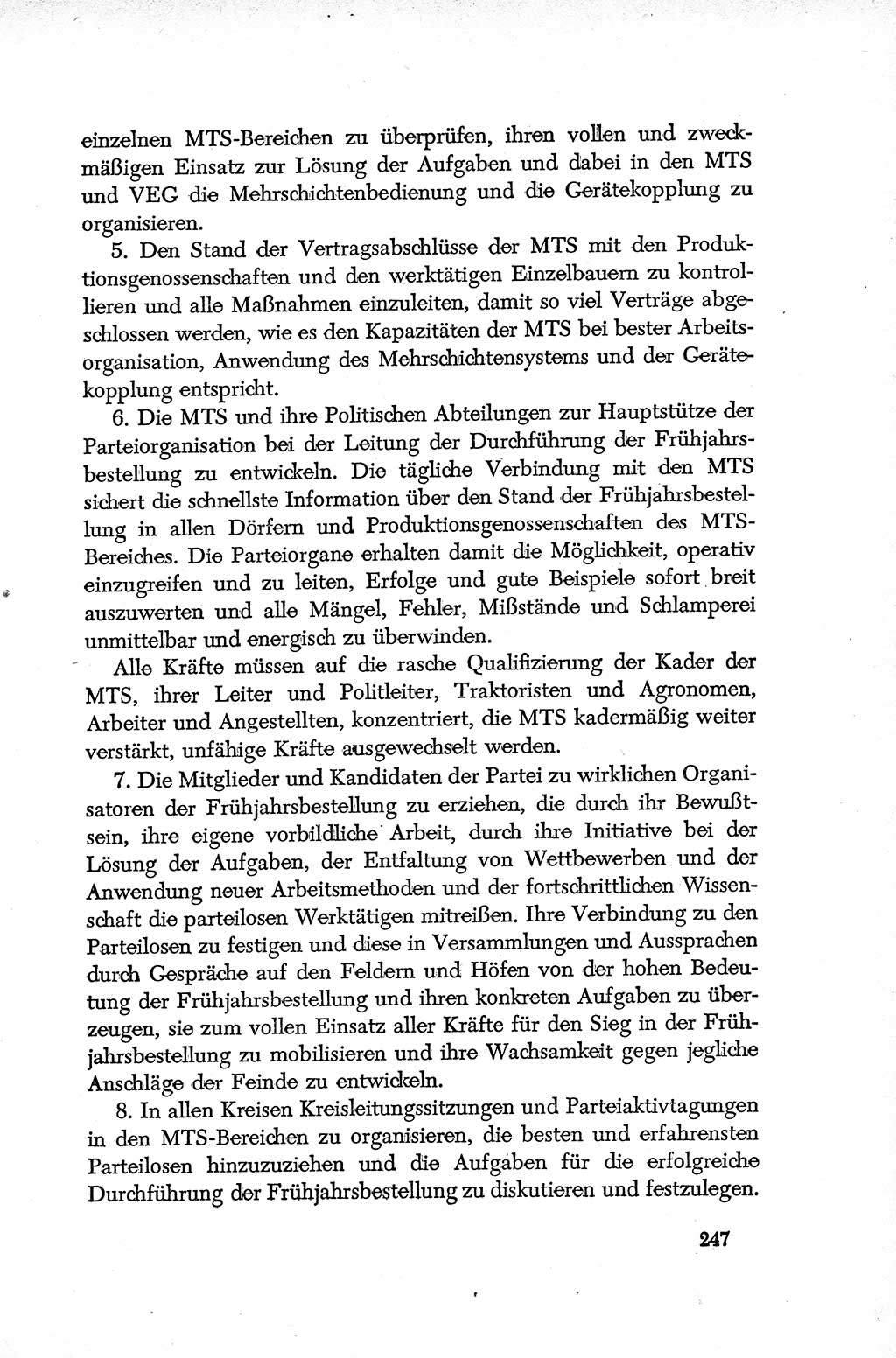 Dokumente der Sozialistischen Einheitspartei Deutschlands (SED) [Deutsche Demokratische Republik (DDR)] 1952-1953, Seite 247 (Dok. SED DDR 1952-1953, S. 247)