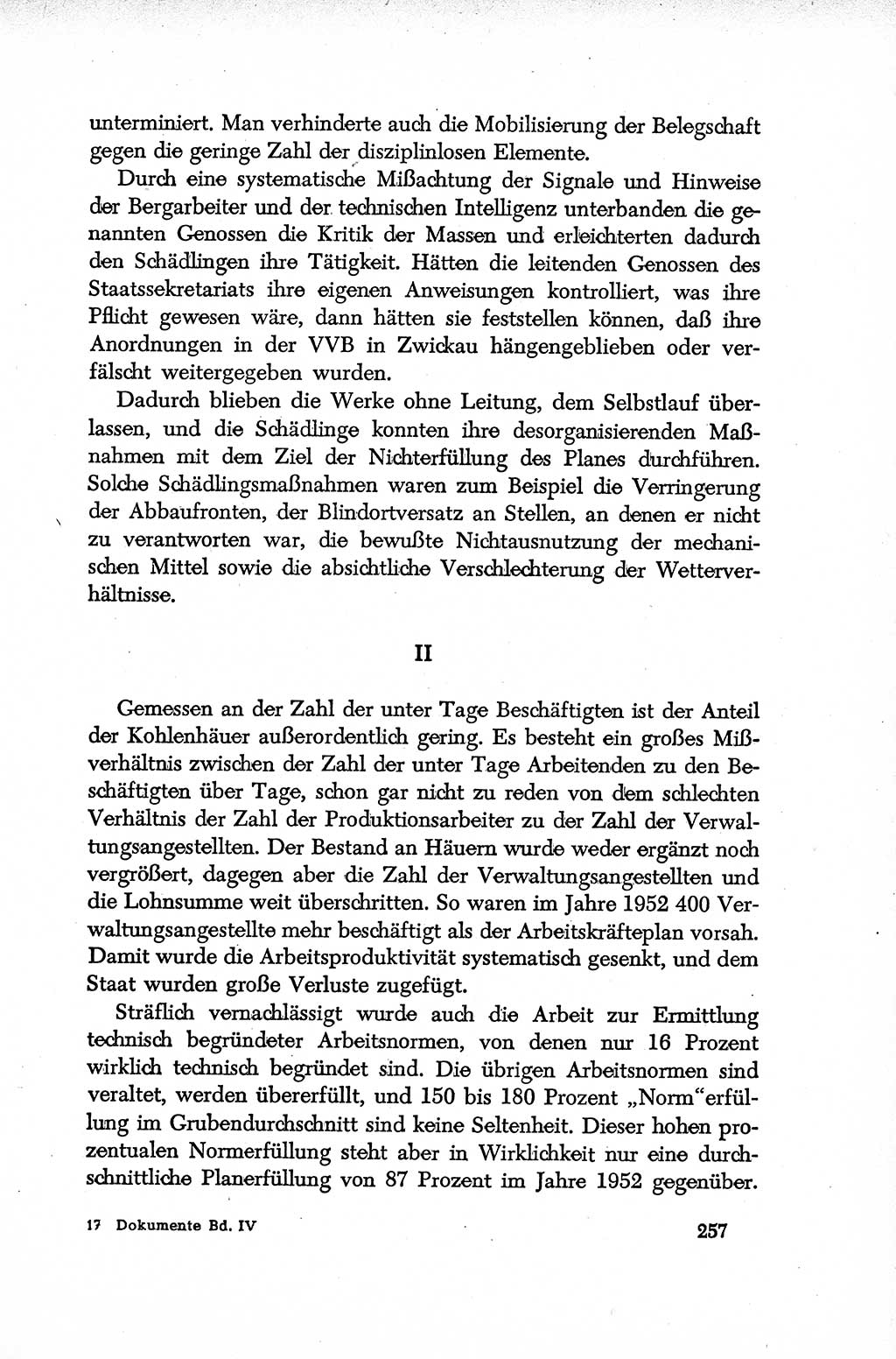 Dokumente der Sozialistischen Einheitspartei Deutschlands (SED) [Deutsche Demokratische Republik (DDR)] 1952-1953, Seite 257 (Dok. SED DDR 1952-1953, S. 257)