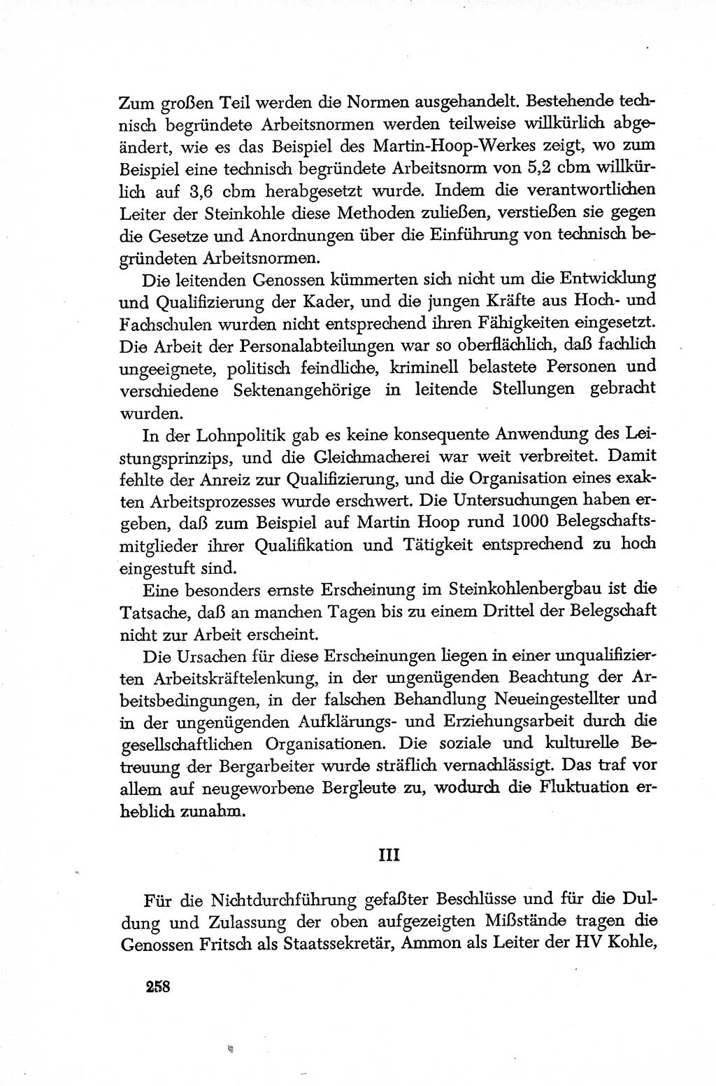 Dokumente der Sozialistischen Einheitspartei Deutschlands (SED) [Deutsche Demokratische Republik (DDR)] 1952-1953, Seite 258 (Dok. SED DDR 1952-1953, S. 258)
