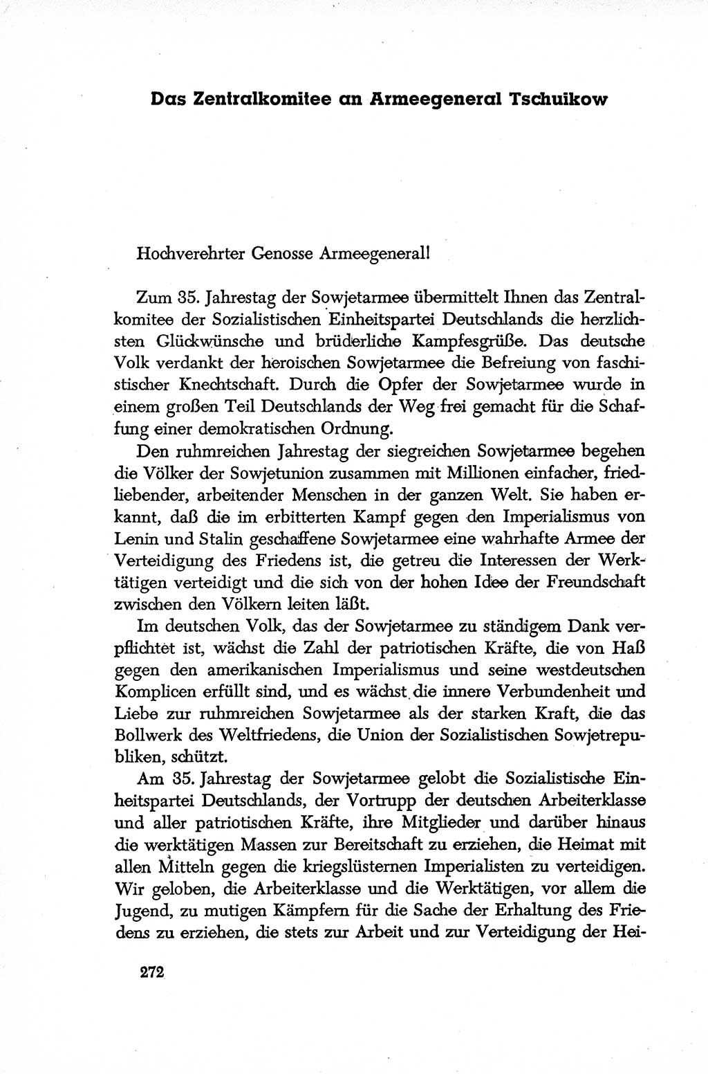 Dokumente der Sozialistischen Einheitspartei Deutschlands (SED) [Deutsche Demokratische Republik (DDR)] 1952-1953, Seite 272 (Dok. SED DDR 1952-1953, S. 272)
