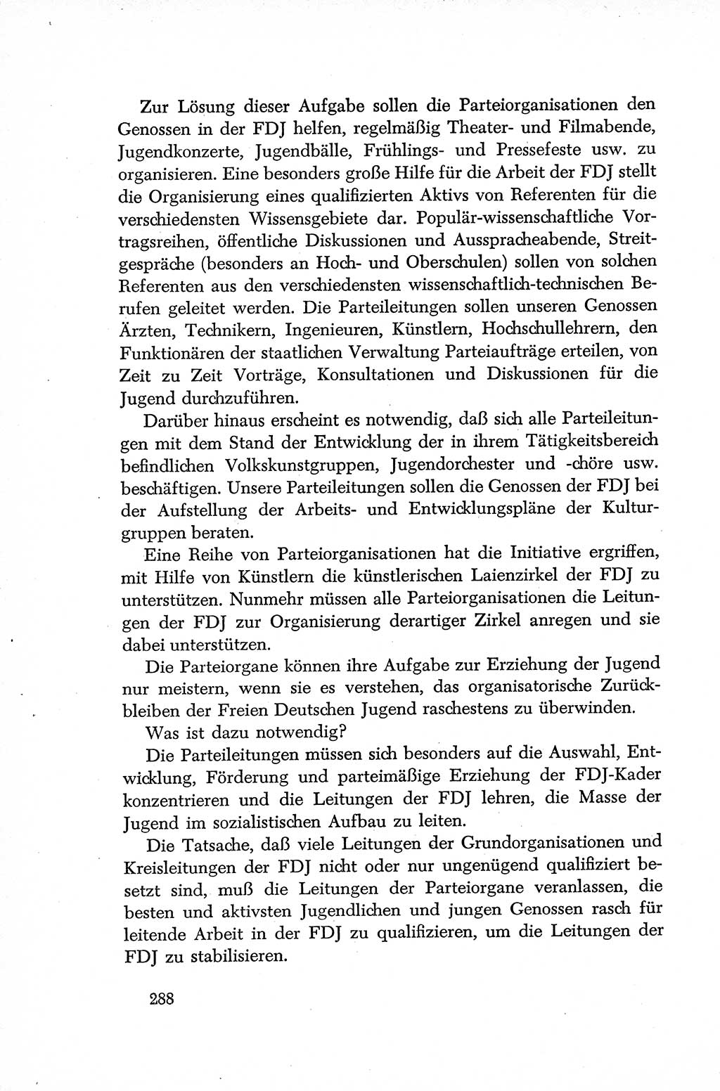 Dokumente der Sozialistischen Einheitspartei Deutschlands (SED) [Deutsche Demokratische Republik (DDR)] 1952-1953, Seite 288 (Dok. SED DDR 1952-1953, S. 288)