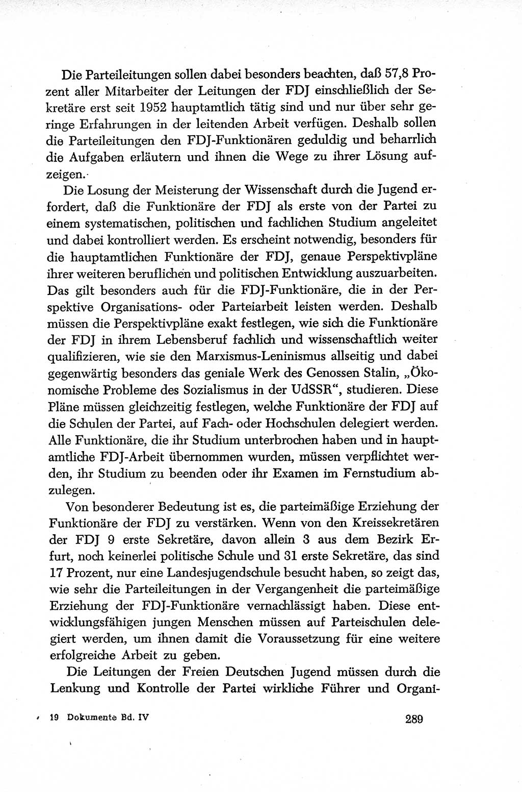 Dokumente der Sozialistischen Einheitspartei Deutschlands (SED) [Deutsche Demokratische Republik (DDR)] 1952-1953, Seite 289 (Dok. SED DDR 1952-1953, S. 289)