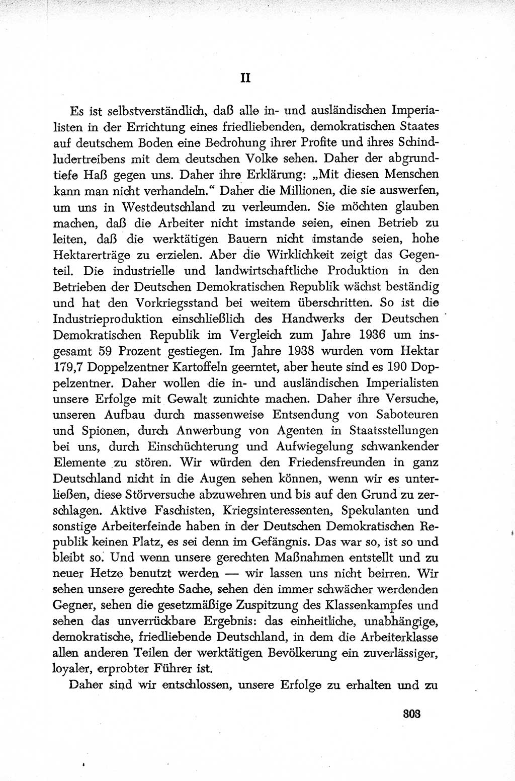 Dokumente der Sozialistischen Einheitspartei Deutschlands (SED) [Deutsche Demokratische Republik (DDR)] 1952-1953, Seite 303 (Dok. SED DDR 1952-1953, S. 303)