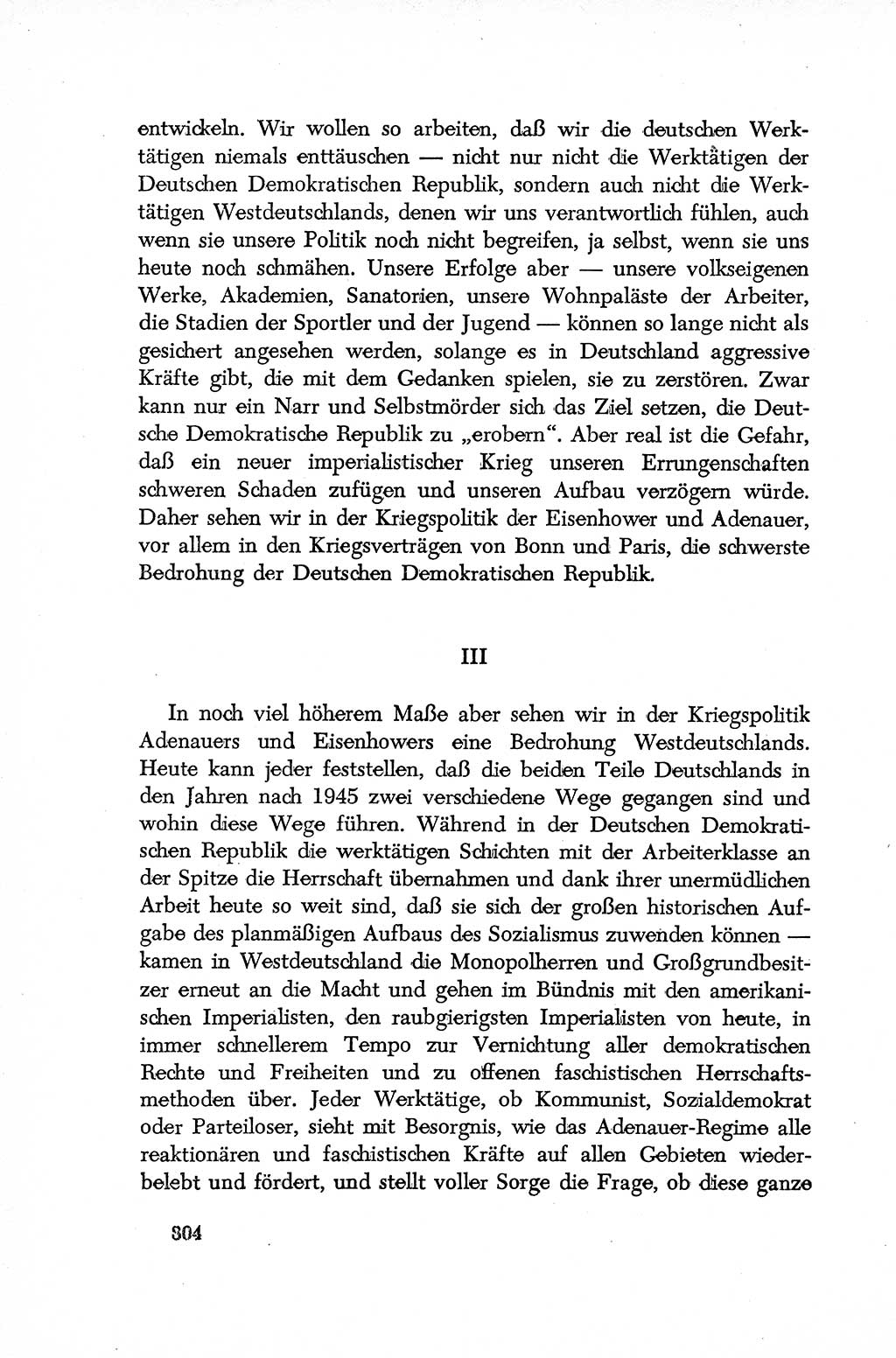 Dokumente der Sozialistischen Einheitspartei Deutschlands (SED) [Deutsche Demokratische Republik (DDR)] 1952-1953, Seite 304 (Dok. SED DDR 1952-1953, S. 304)