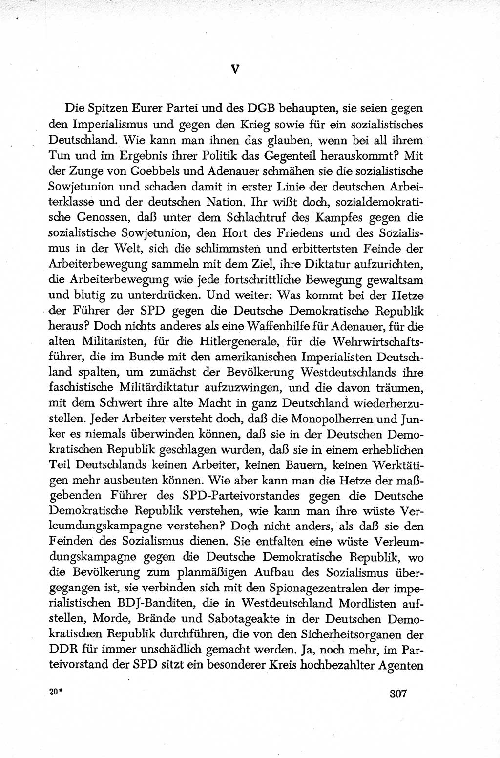 Dokumente der Sozialistischen Einheitspartei Deutschlands (SED) [Deutsche Demokratische Republik (DDR)] 1952-1953, Seite 307 (Dok. SED DDR 1952-1953, S. 307)