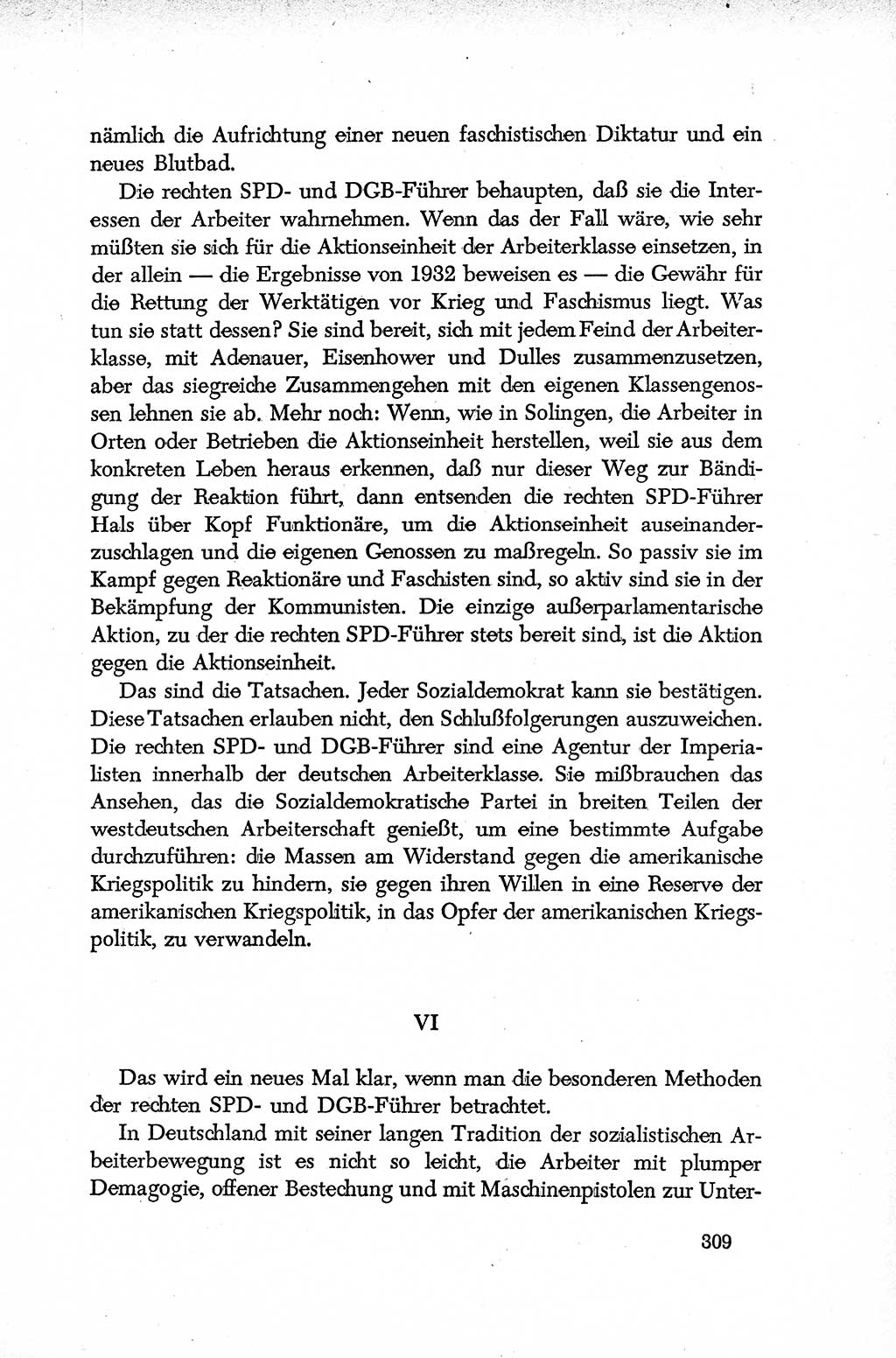 Dokumente der Sozialistischen Einheitspartei Deutschlands (SED) [Deutsche Demokratische Republik (DDR)] 1952-1953, Seite 309 (Dok. SED DDR 1952-1953, S. 309)