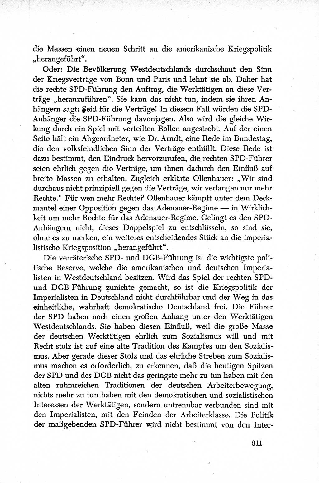 Dokumente der Sozialistischen Einheitspartei Deutschlands (SED) [Deutsche Demokratische Republik (DDR)] 1952-1953, Seite 311 (Dok. SED DDR 1952-1953, S. 311)