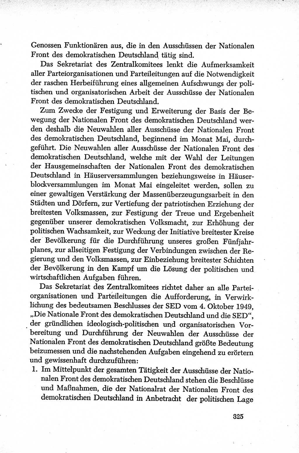 Dokumente der Sozialistischen Einheitspartei Deutschlands (SED) [Deutsche Demokratische Republik (DDR)] 1952-1953, Seite 325 (Dok. SED DDR 1952-1953, S. 325)