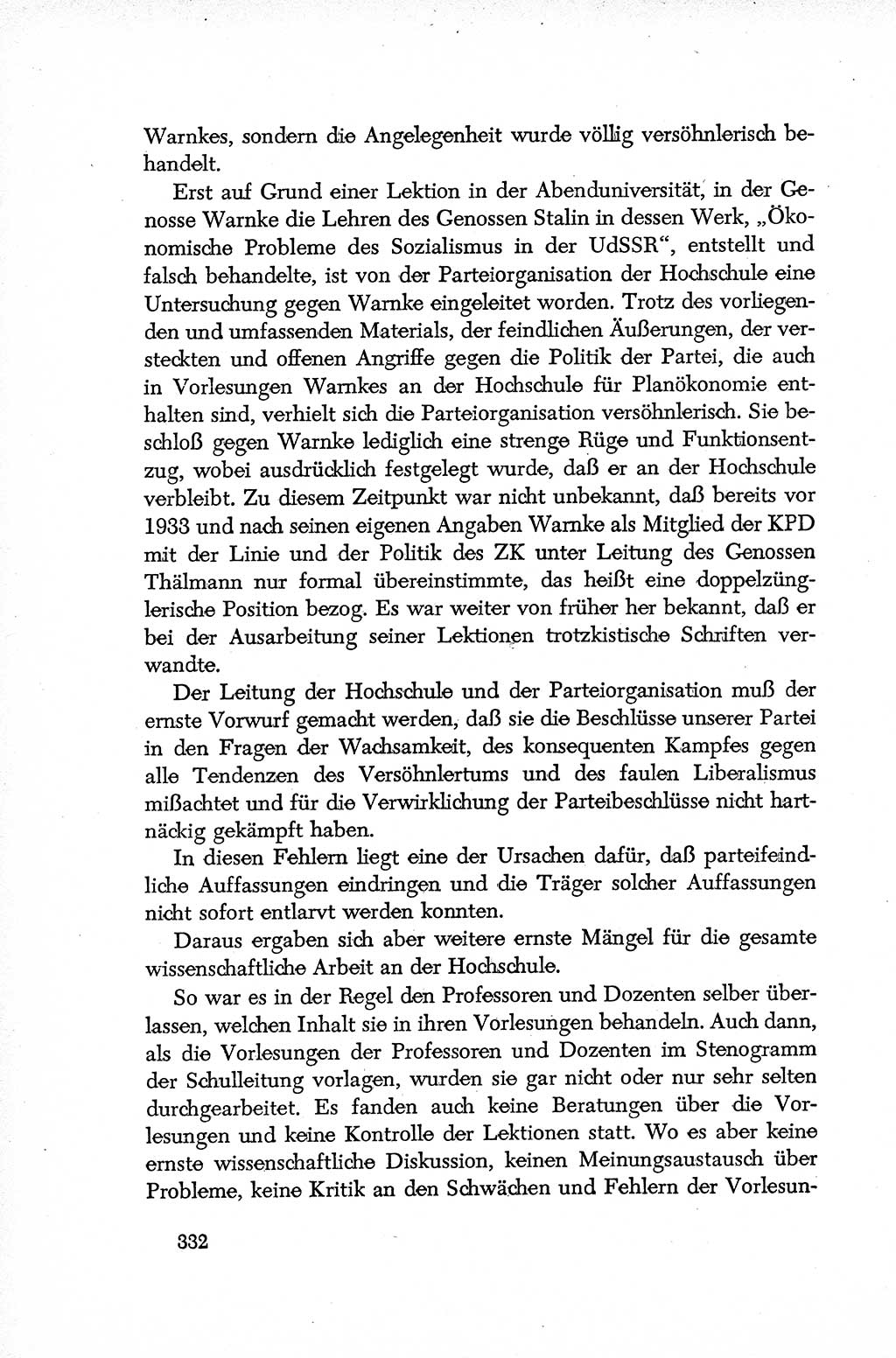 Dokumente der Sozialistischen Einheitspartei Deutschlands (SED) [Deutsche Demokratische Republik (DDR)] 1952-1953, Seite 332 (Dok. SED DDR 1952-1953, S. 332)
