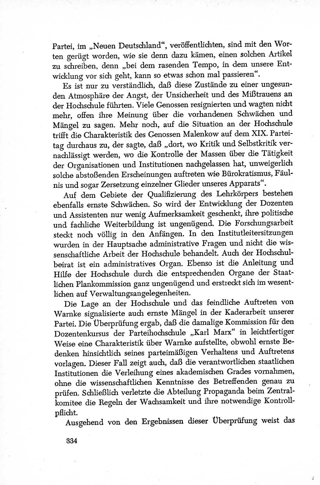 Dokumente der Sozialistischen Einheitspartei Deutschlands (SED) [Deutsche Demokratische Republik (DDR)] 1952-1953, Seite 334 (Dok. SED DDR 1952-1953, S. 334)