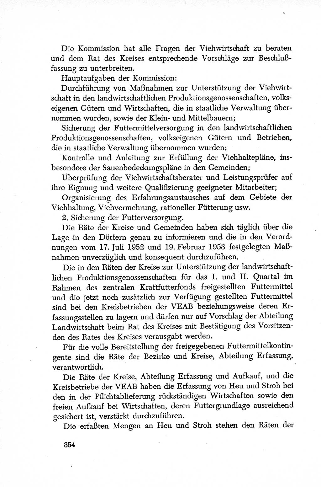 Dokumente der Sozialistischen Einheitspartei Deutschlands (SED) [Deutsche Demokratische Republik (DDR)] 1952-1953, Seite 354 (Dok. SED DDR 1952-1953, S. 354)
