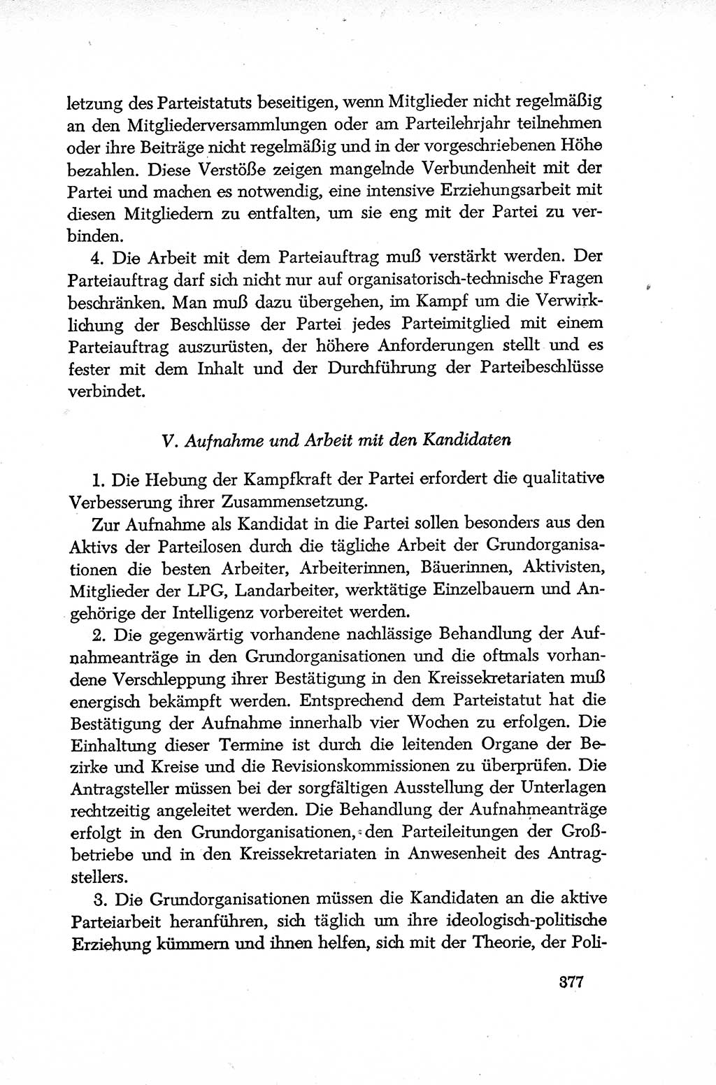 Dokumente der Sozialistischen Einheitspartei Deutschlands (SED) [Deutsche Demokratische Republik (DDR)] 1952-1953, Seite 377 (Dok. SED DDR 1952-1953, S. 377)