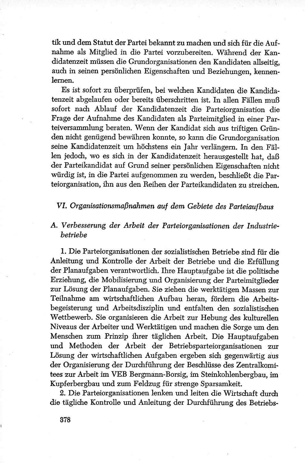 Dokumente der Sozialistischen Einheitspartei Deutschlands (SED) [Deutsche Demokratische Republik (DDR)] 1952-1953, Seite 378 (Dok. SED DDR 1952-1953, S. 378)