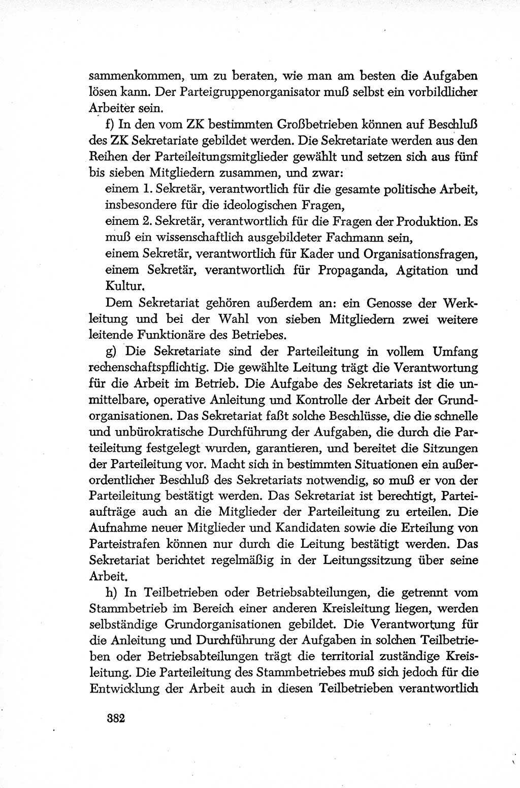 Dokumente der Sozialistischen Einheitspartei Deutschlands (SED) [Deutsche Demokratische Republik (DDR)] 1952-1953, Seite 382 (Dok. SED DDR 1952-1953, S. 382)