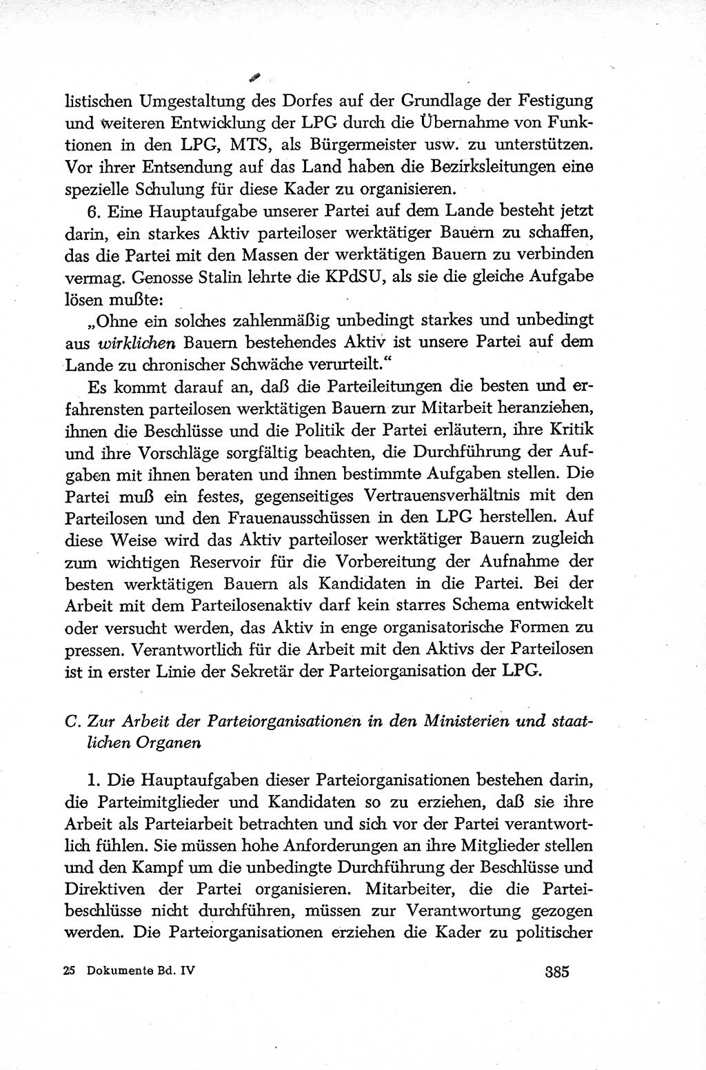 Dokumente der Sozialistischen Einheitspartei Deutschlands (SED) [Deutsche Demokratische Republik (DDR)] 1952-1953, Seite 385 (Dok. SED DDR 1952-1953, S. 385)