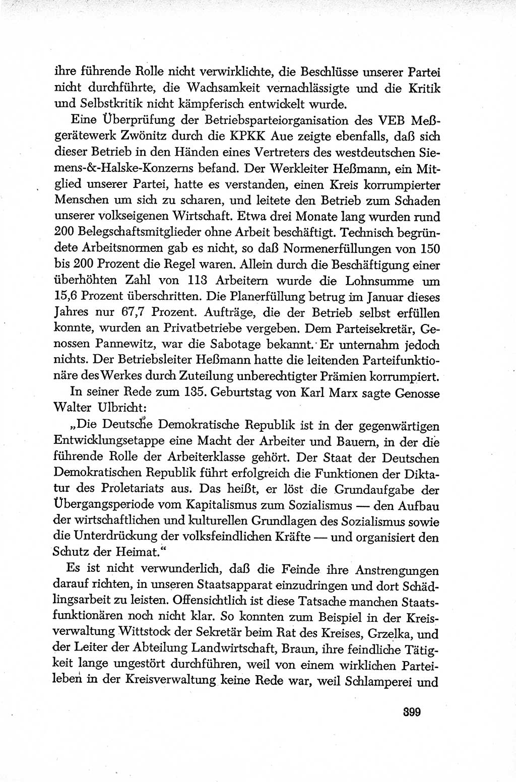 Dokumente der Sozialistischen Einheitspartei Deutschlands (SED) [Deutsche Demokratische Republik (DDR)] 1952-1953, Seite 399 (Dok. SED DDR 1952-1953, S. 399)