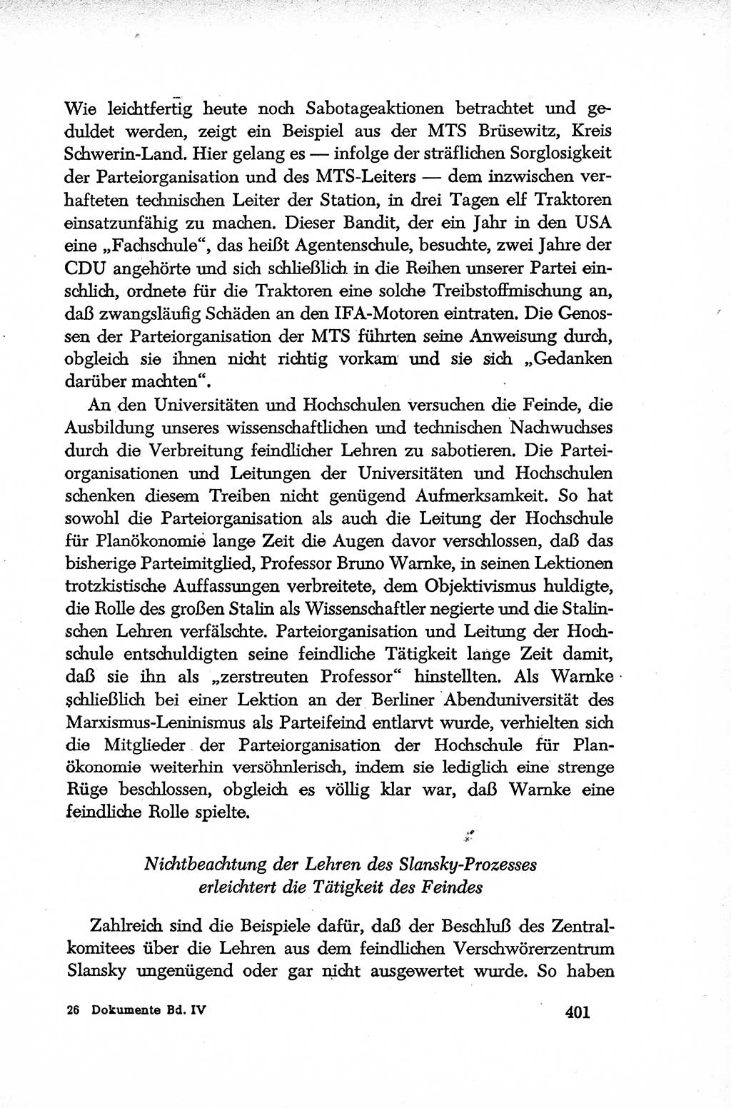 Dokumente der Sozialistischen Einheitspartei Deutschlands (SED) [Deutsche Demokratische Republik (DDR)] 1952-1953, Seite 401 (Dok. SED DDR 1952-1953, S. 401)