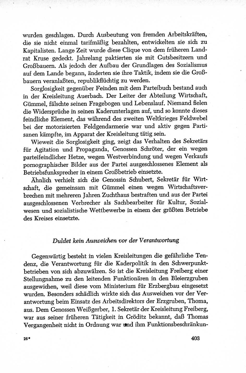 Dokumente der Sozialistischen Einheitspartei Deutschlands (SED) [Deutsche Demokratische Republik (DDR)] 1952-1953, Seite 403 (Dok. SED DDR 1952-1953, S. 403)