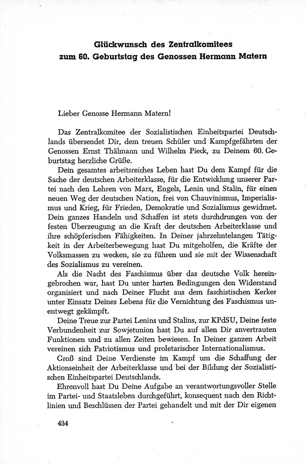 Dokumente der Sozialistischen Einheitspartei Deutschlands (SED) [Deutsche Demokratische Republik (DDR)] 1952-1953, Seite 434 (Dok. SED DDR 1952-1953, S. 434)