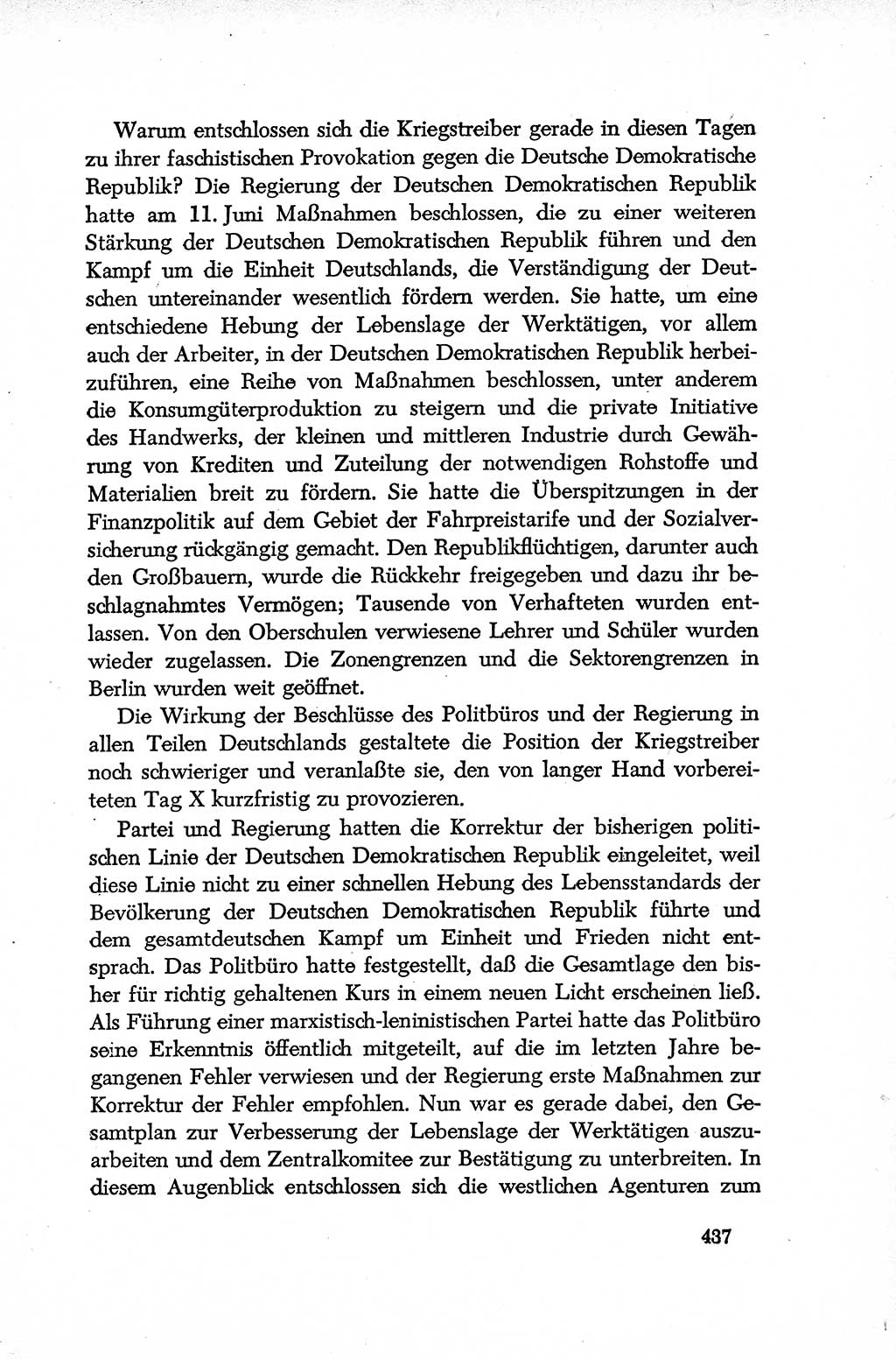 Dokumente der Sozialistischen Einheitspartei Deutschlands (SED) [Deutsche Demokratische Republik (DDR)] 1952-1953, Seite 437 (Dok. SED DDR 1952-1953, S. 437)