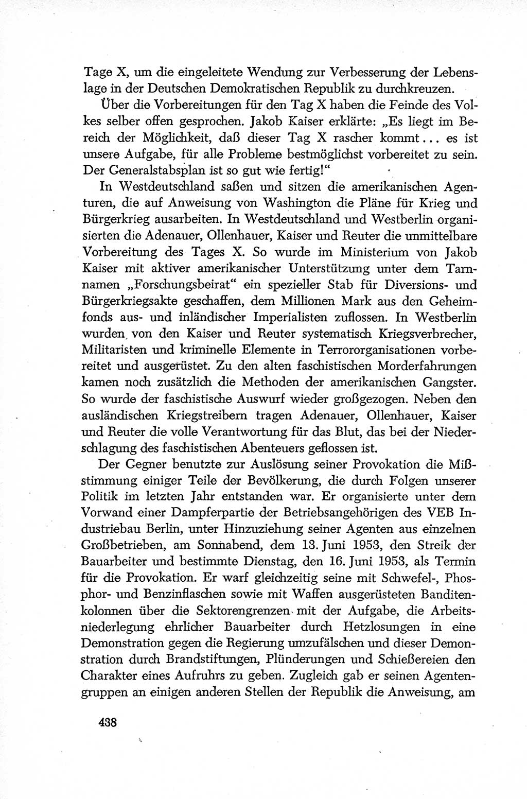 Dokumente der Sozialistischen Einheitspartei Deutschlands (SED) [Deutsche Demokratische Republik (DDR)] 1952-1953, Seite 438 (Dok. SED DDR 1952-1953, S. 438)