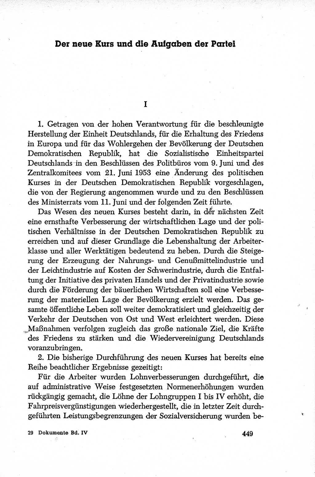 Dokumente der Sozialistischen Einheitspartei Deutschlands (SED) [Deutsche Demokratische Republik (DDR)] 1952-1953, Seite 449 (Dok. SED DDR 1952-1953, S. 449)
