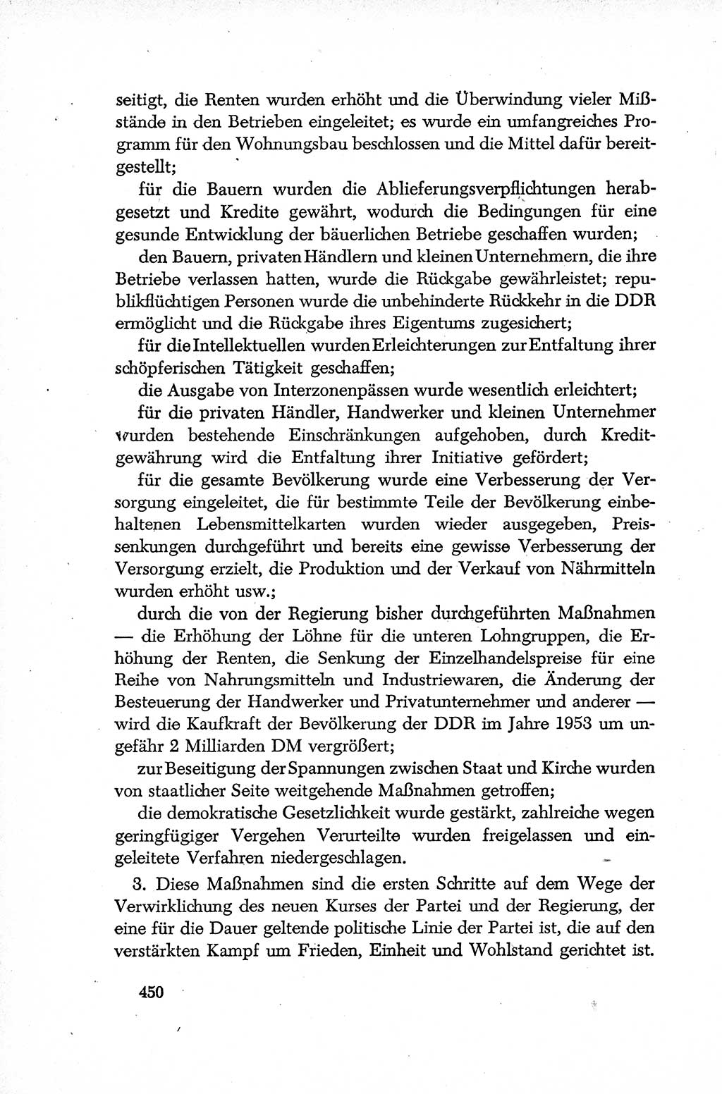 Dokumente der Sozialistischen Einheitspartei Deutschlands (SED) [Deutsche Demokratische Republik (DDR)] 1952-1953, Seite 450 (Dok. SED DDR 1952-1953, S. 450)