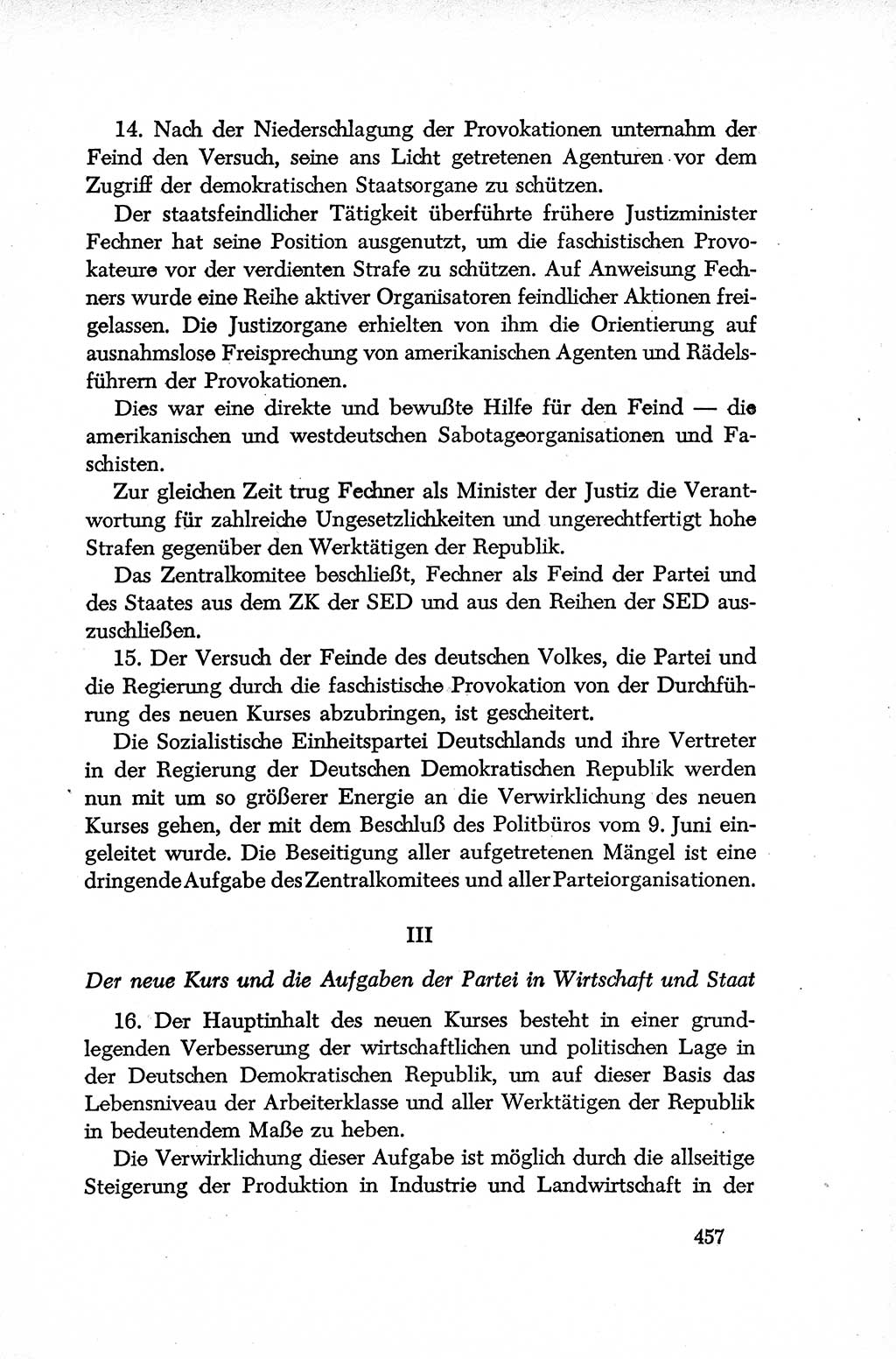 Dokumente der Sozialistischen Einheitspartei Deutschlands (SED) [Deutsche Demokratische Republik (DDR)] 1952-1953, Seite 457 (Dok. SED DDR 1952-1953, S. 457)