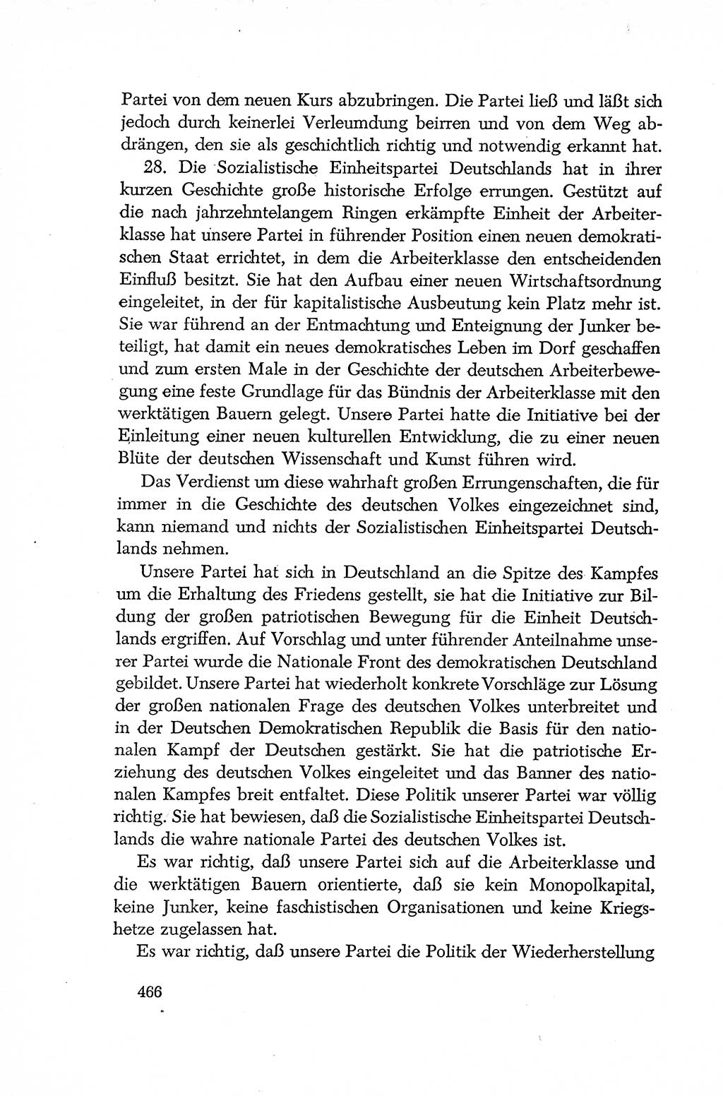 Dokumente der Sozialistischen Einheitspartei Deutschlands (SED) [Deutsche Demokratische Republik (DDR)] 1952-1953, Seite 466 (Dok. SED DDR 1952-1953, S. 466)
