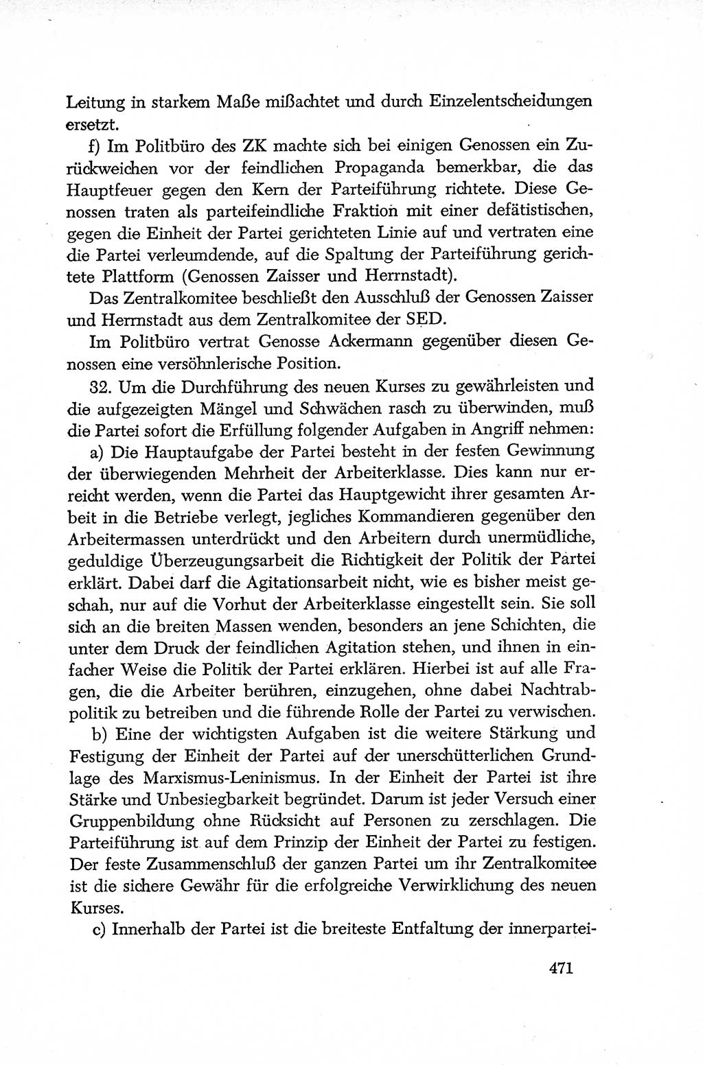 Dokumente der Sozialistischen Einheitspartei Deutschlands (SED) [Deutsche Demokratische Republik (DDR)] 1952-1953, Seite 471 (Dok. SED DDR 1952-1953, S. 471)
