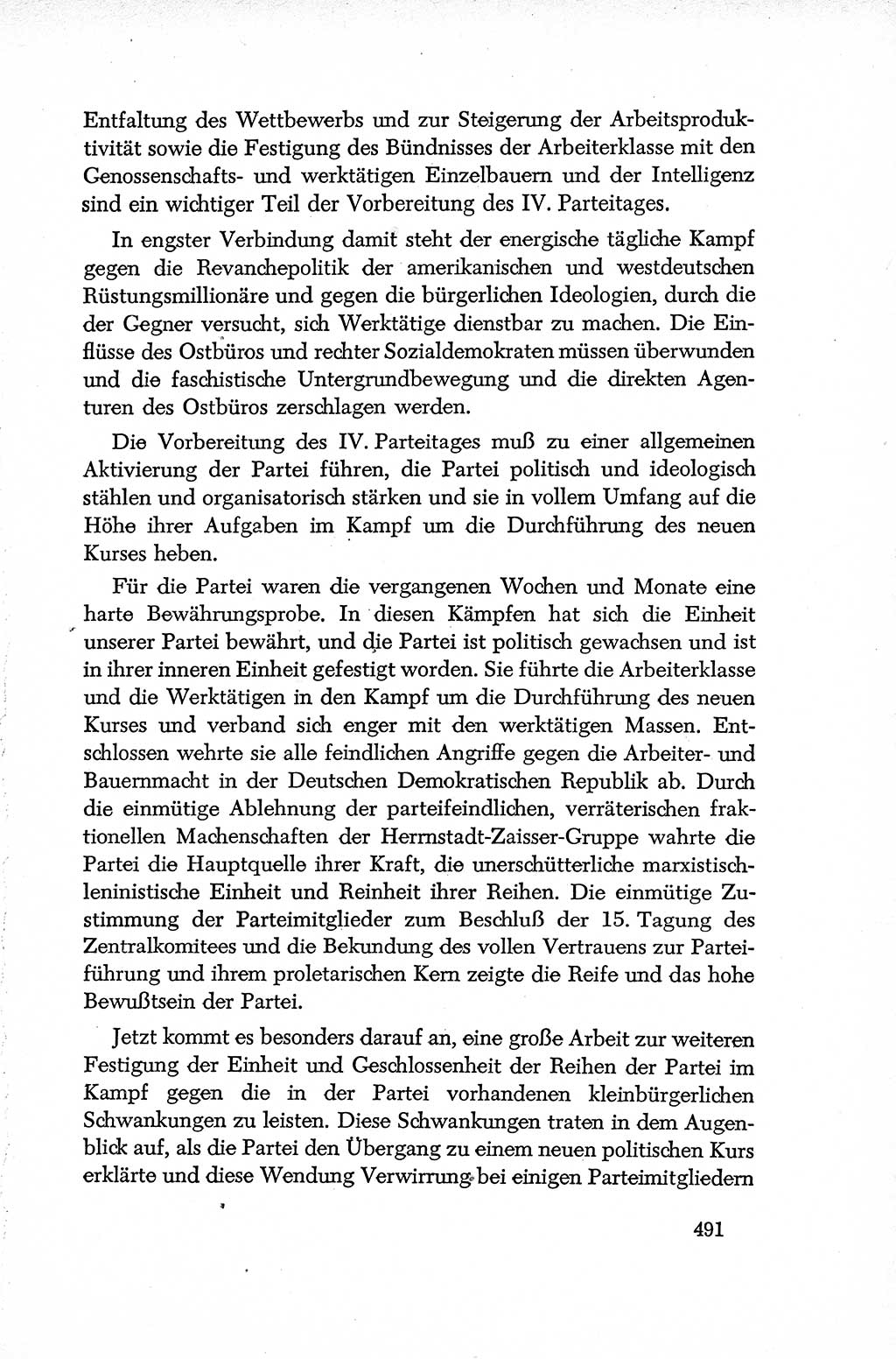 Dokumente der Sozialistischen Einheitspartei Deutschlands (SED) [Deutsche Demokratische Republik (DDR)] 1952-1953, Seite 491 (Dok. SED DDR 1952-1953, S. 491)