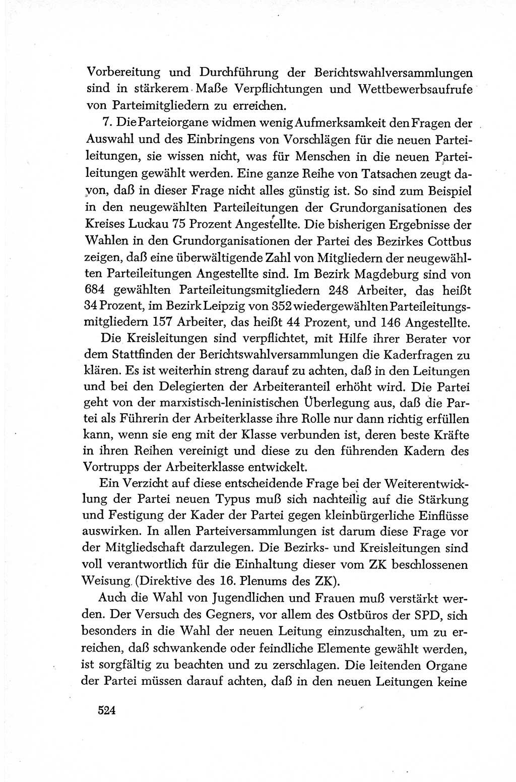 Dokumente der Sozialistischen Einheitspartei Deutschlands (SED) [Deutsche Demokratische Republik (DDR)] 1952-1953, Seite 524 (Dok. SED DDR 1952-1953, S. 524)