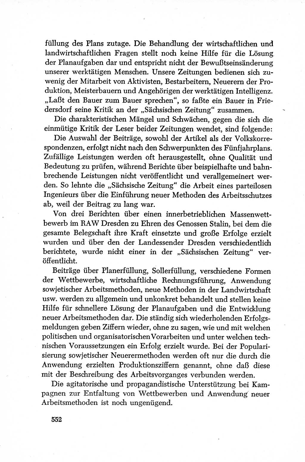 Dokumente der Sozialistischen Einheitspartei Deutschlands (SED) [Deutsche Demokratische Republik (DDR)] 1952-1953, Seite 552 (Dok. SED DDR 1952-1953, S. 552)