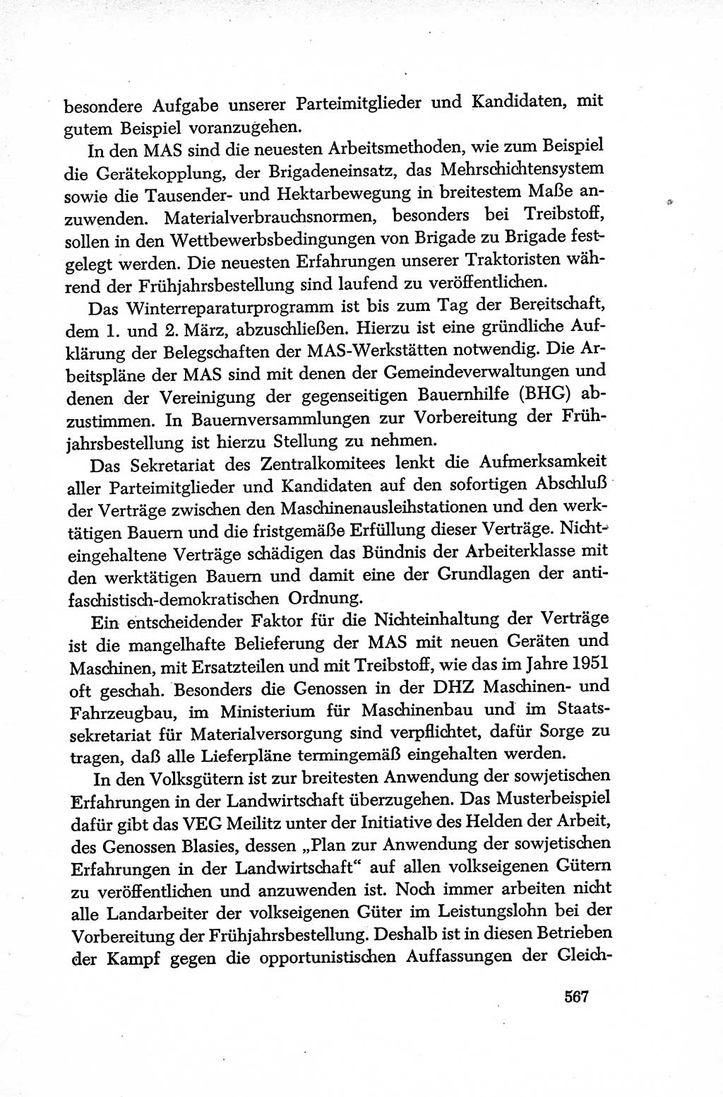 Dokumente der Sozialistischen Einheitspartei Deutschlands (SED) [Deutsche Demokratische Republik (DDR)] 1952-1953, Seite 567 (Dok. SED DDR 1952-1953, S. 567)