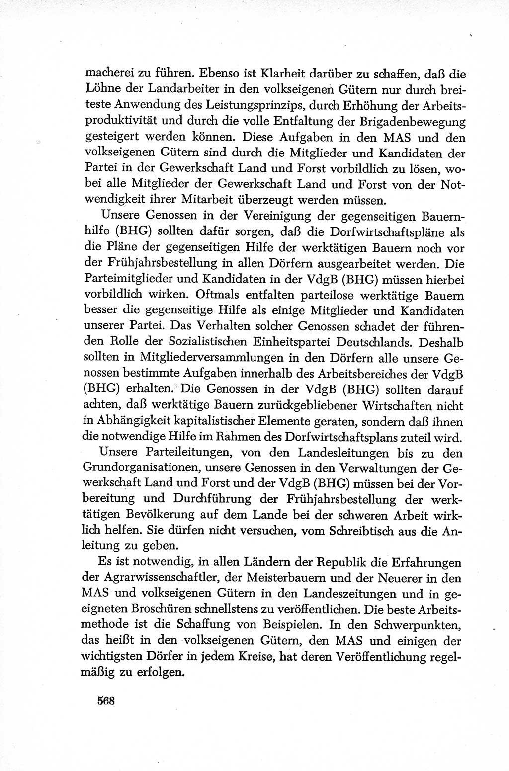 Dokumente der Sozialistischen Einheitspartei Deutschlands (SED) [Deutsche Demokratische Republik (DDR)] 1952-1953, Seite 568 (Dok. SED DDR 1952-1953, S. 568)