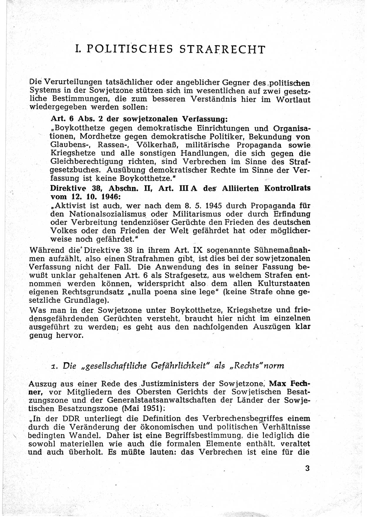 Dokumente des Unrechts [Deutsche Demokratische Republik (DDR)], herausgegeben vom Bundesministerium fÃ¼r gesamtdeutsche Fragen (BMG) [Bundesrepublik Deutschland (BRD)], Bonn, ca. 1952, Seite 3 (Dok. UnR. DDR BMG BRD 1952, S. 3)