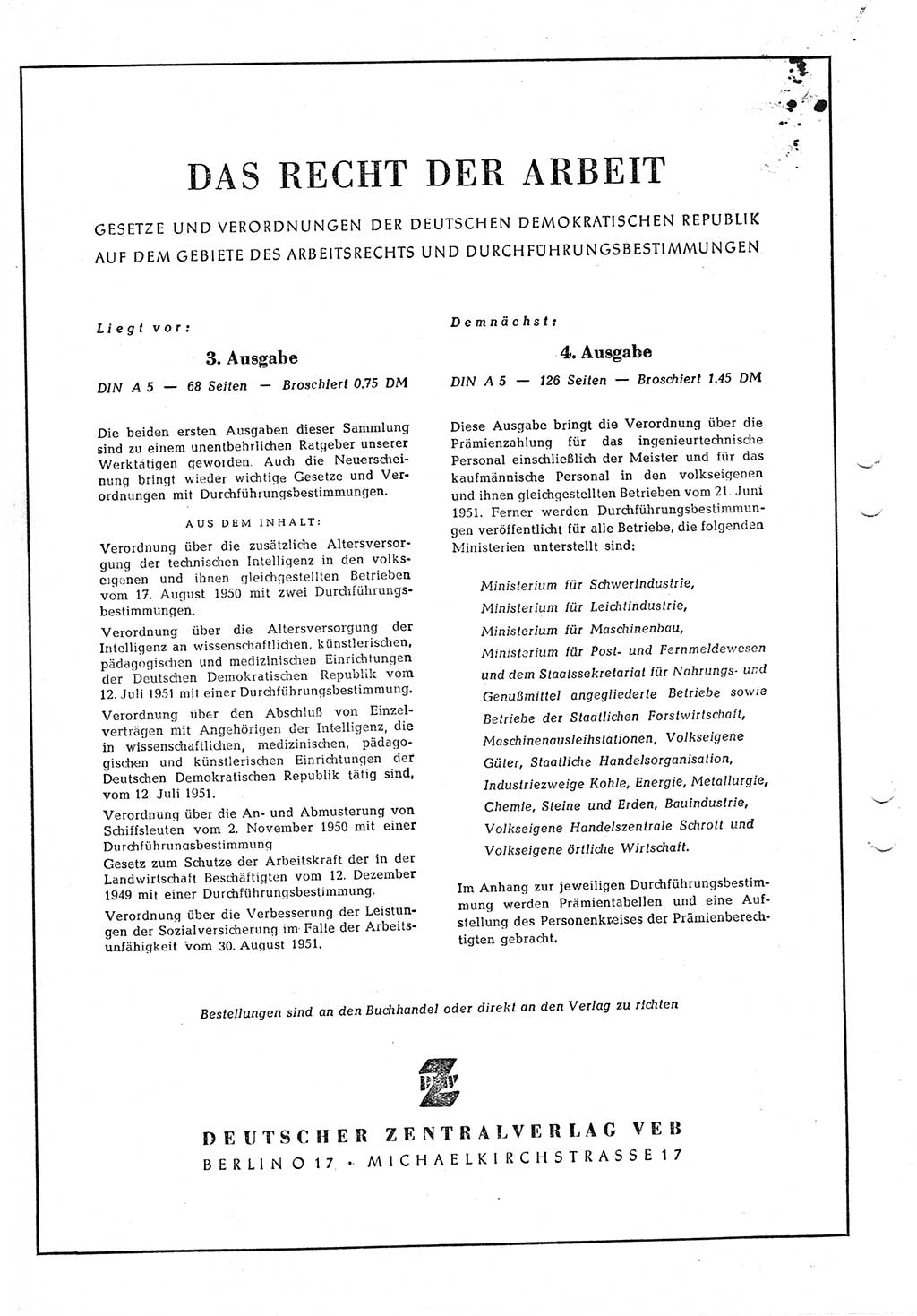 Gesetzblatt (GBl.) der Deutschen Demokratischen Republik (DDR) 1952, Seite 482 (GBl. DDR 1952, S. 482)