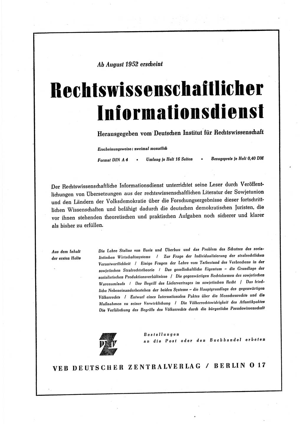 Gesetzblatt (GBl.) der Deutschen Demokratischen Republik (DDR) 1952, Seite 1132 (GBl. DDR 1952, S. 1132)