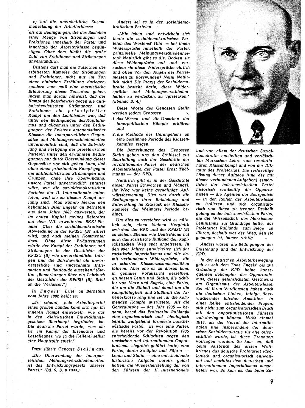 Neuer Weg (NW), Halbmonatsschrift für aktuelle Fragen der Arbeiterbewegung [Zentralkomitee (ZK) Sozialistische Einheitspartei Deutschlands (SED)], 7. Jahrgang [Deutsche Demokratische Republik (DDR)] 1952, Heft 1/9 (NW ZK SED DDR 1952, H. 1/9)