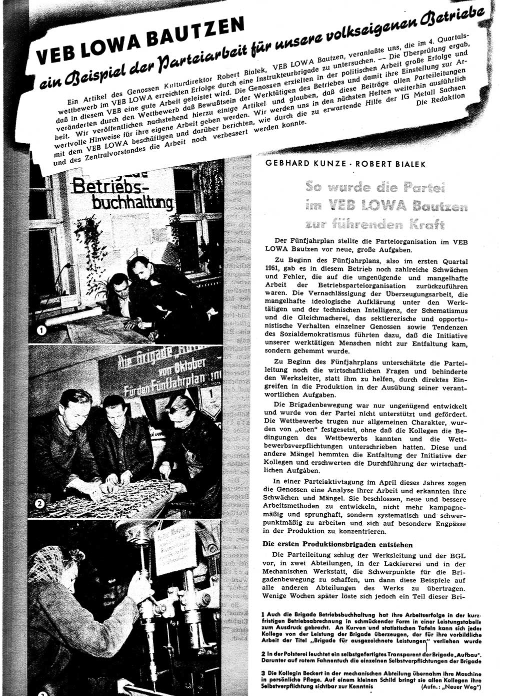 Neuer Weg (NW), Halbmonatsschrift für aktuelle Fragen der Arbeiterbewegung [Zentralkomitee (ZK) Sozialistische Einheitspartei Deutschlands (SED)], 7. Jahrgang [Deutsche Demokratische Republik (DDR)] 1952, Heft 1/18 (NW ZK SED DDR 1952, H. 1/18)