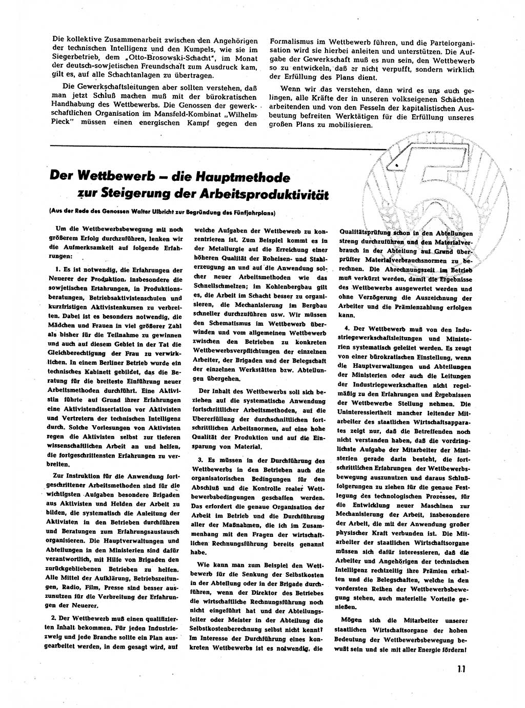 Neuer Weg (NW), Halbmonatsschrift für aktuelle Fragen der Arbeiterbewegung [Zentralkomitee (ZK) Sozialistische Einheitspartei Deutschlands (SED)], 7. Jahrgang [Deutsche Demokratische Republik (DDR)] 1952, Heft 2/11 (NW ZK SED DDR 1952, H. 2/11)