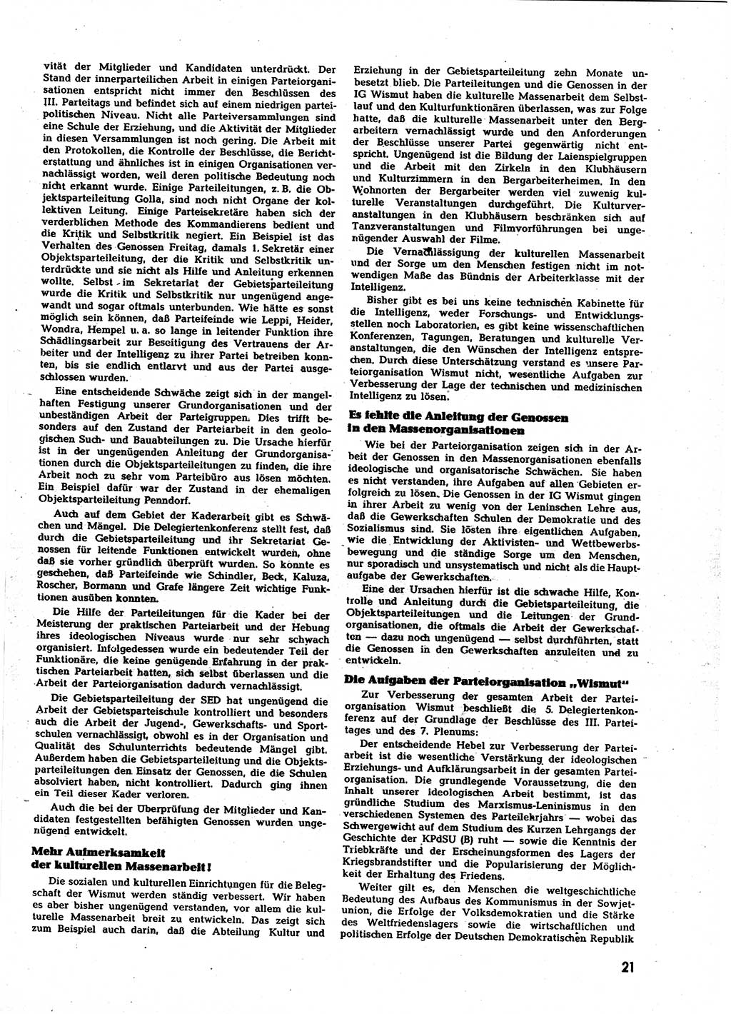 Neuer Weg (NW), Halbmonatsschrift für aktuelle Fragen der Arbeiterbewegung [Zentralkomitee (ZK) Sozialistische Einheitspartei Deutschlands (SED)], 7. Jahrgang [Deutsche Demokratische Republik (DDR)] 1952, Heft 2/21 (NW ZK SED DDR 1952, H. 2/21)