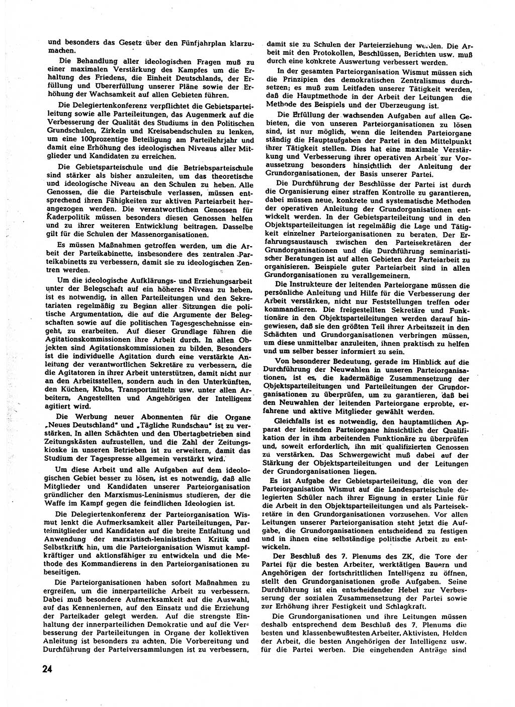 Neuer Weg (NW), Halbmonatsschrift für aktuelle Fragen der Arbeiterbewegung [Zentralkomitee (ZK) Sozialistische Einheitspartei Deutschlands (SED)], 7. Jahrgang [Deutsche Demokratische Republik (DDR)] 1952, Heft 2/24 (NW ZK SED DDR 1952, H. 2/24)
