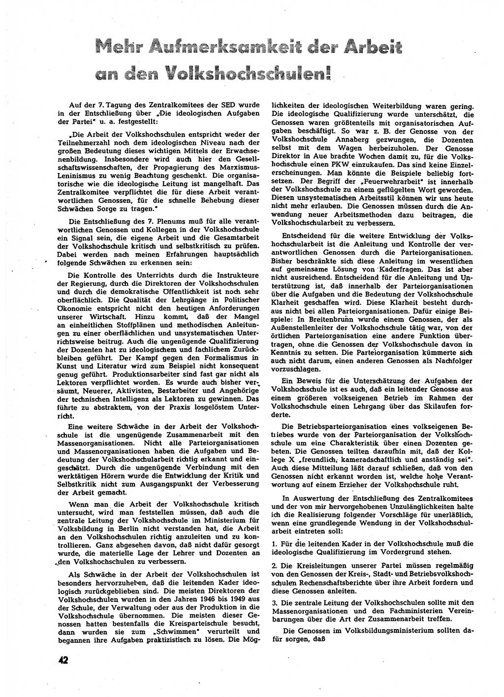 Neuer Weg (NW), Halbmonatsschrift für aktuelle Fragen der Arbeiterbewegung [Zentralkomitee (ZK) Sozialistische Einheitspartei Deutschlands (SED)], 7. Jahrgang [Deutsche Demokratische Republik (DDR)] 1952, Heft 2/42 (NW ZK SED DDR 1952, H. 2/42)
