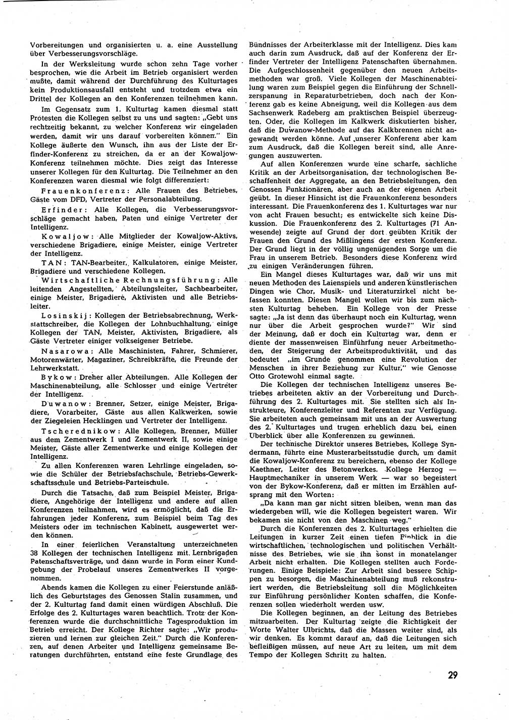Neuer Weg (NW), Halbmonatsschrift für aktuelle Fragen der Arbeiterbewegung [Zentralkomitee (ZK) Sozialistische Einheitspartei Deutschlands (SED)], 7. Jahrgang [Deutsche Demokratische Republik (DDR)] 1952, Heft 3/29 (NW ZK SED DDR 1952, H. 3/29)
