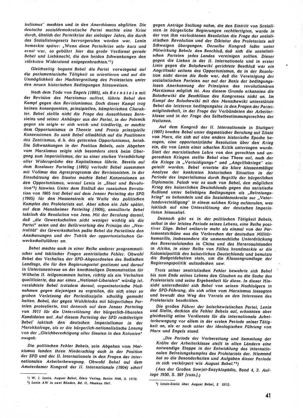 Neuer Weg (NW), Halbmonatsschrift für aktuelle Fragen der Arbeiterbewegung [Zentralkomitee (ZK) Sozialistische Einheitspartei Deutschlands (SED)], 7. Jahrgang [Deutsche Demokratische Republik (DDR)] 1952, Heft 3/41 (NW ZK SED DDR 1952, H. 3/41)